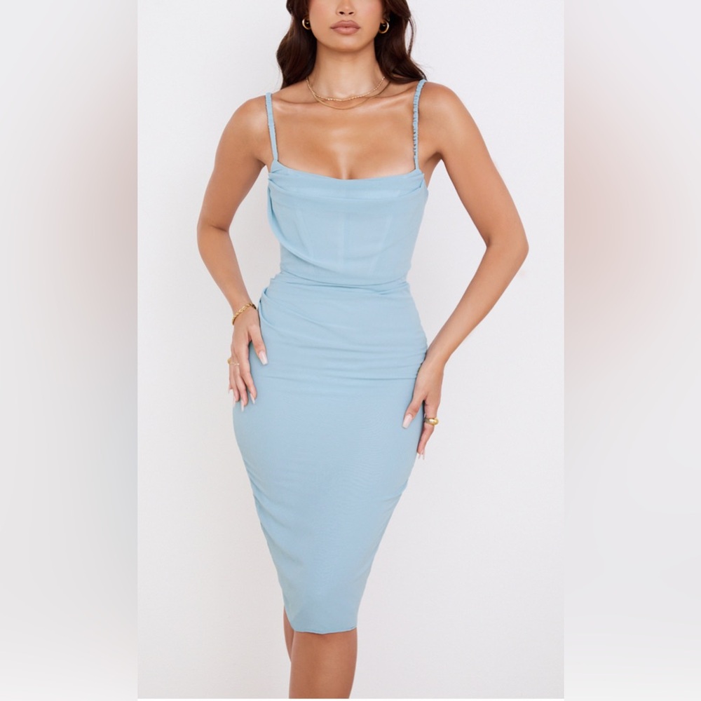 House of CB Jamille Dress - Baby Blue